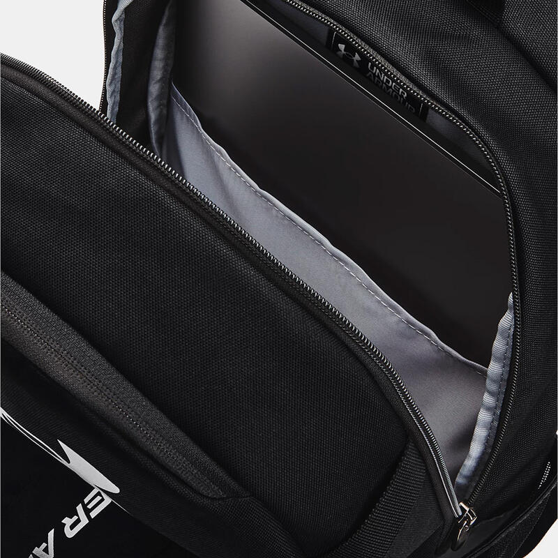 Sac À Dos 26,5l Ua Hustle Lite Noir Et Argent Under Armour