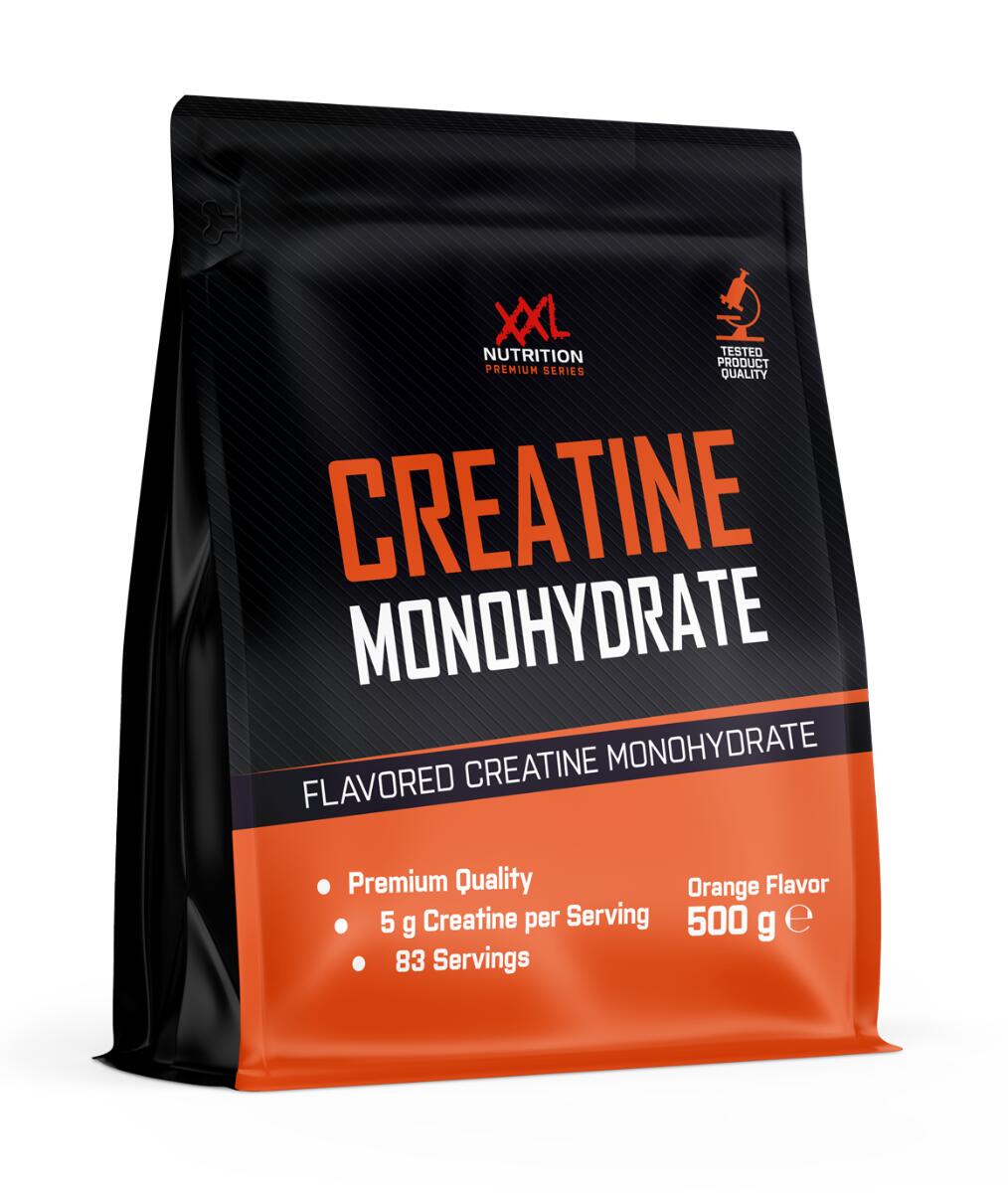 XXL NUTRITION Creatine Monohydraat - Sinaasappel - 500 gram