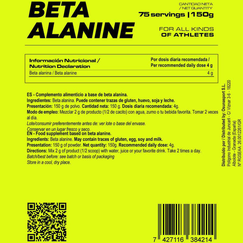 Beta Alanina - 150g de MASmusculo Fit Line