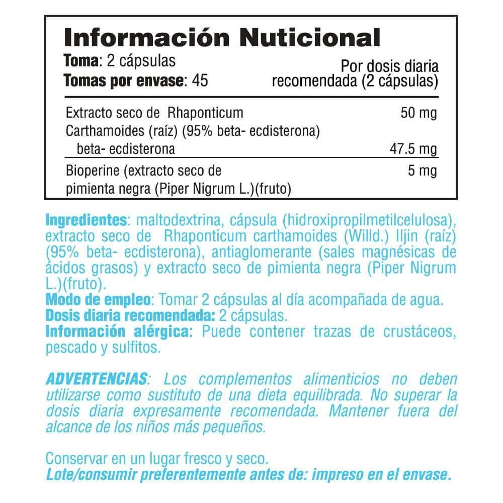 Ecdysterone (Ecdysterone) - 90 capsule vegetali Smart Supplements 4/4