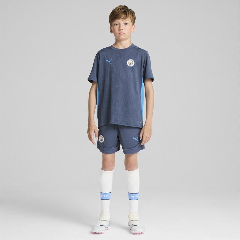 Short d’entraînement Manchester City Enfant et Adolescent PUMA Inky Blue Magic
