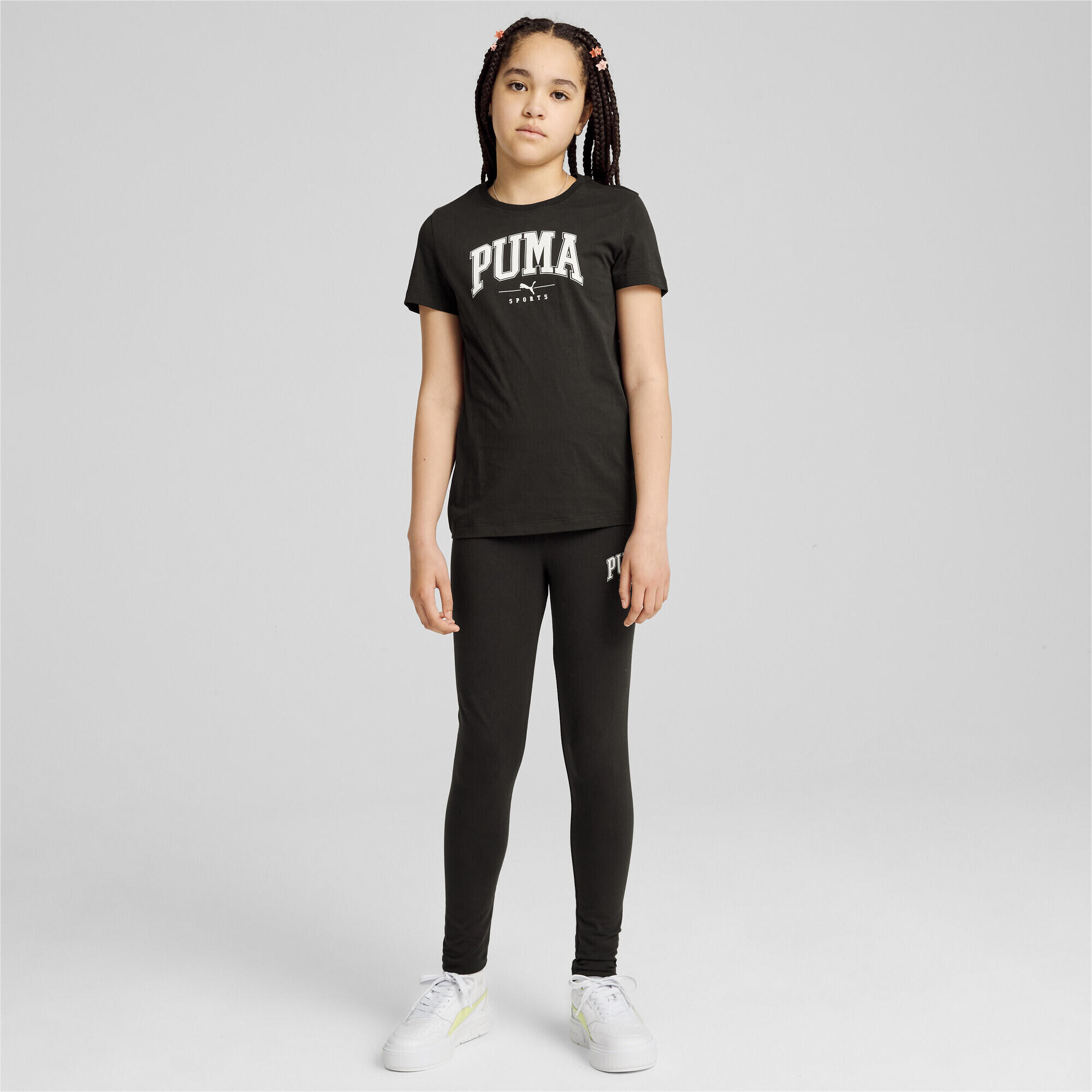 T-shirt PUMA SQUAD per ragazze PUMA Black 2/6