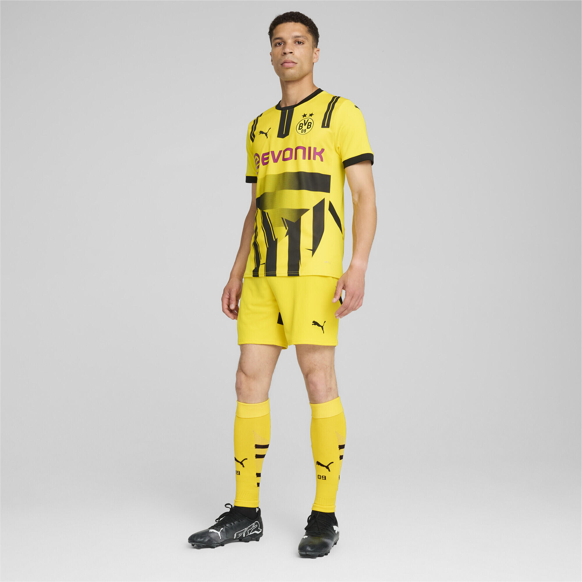 Calções 24/25 do Borussia Dortmund para homem PUMA Faster Yellow Black 4/7