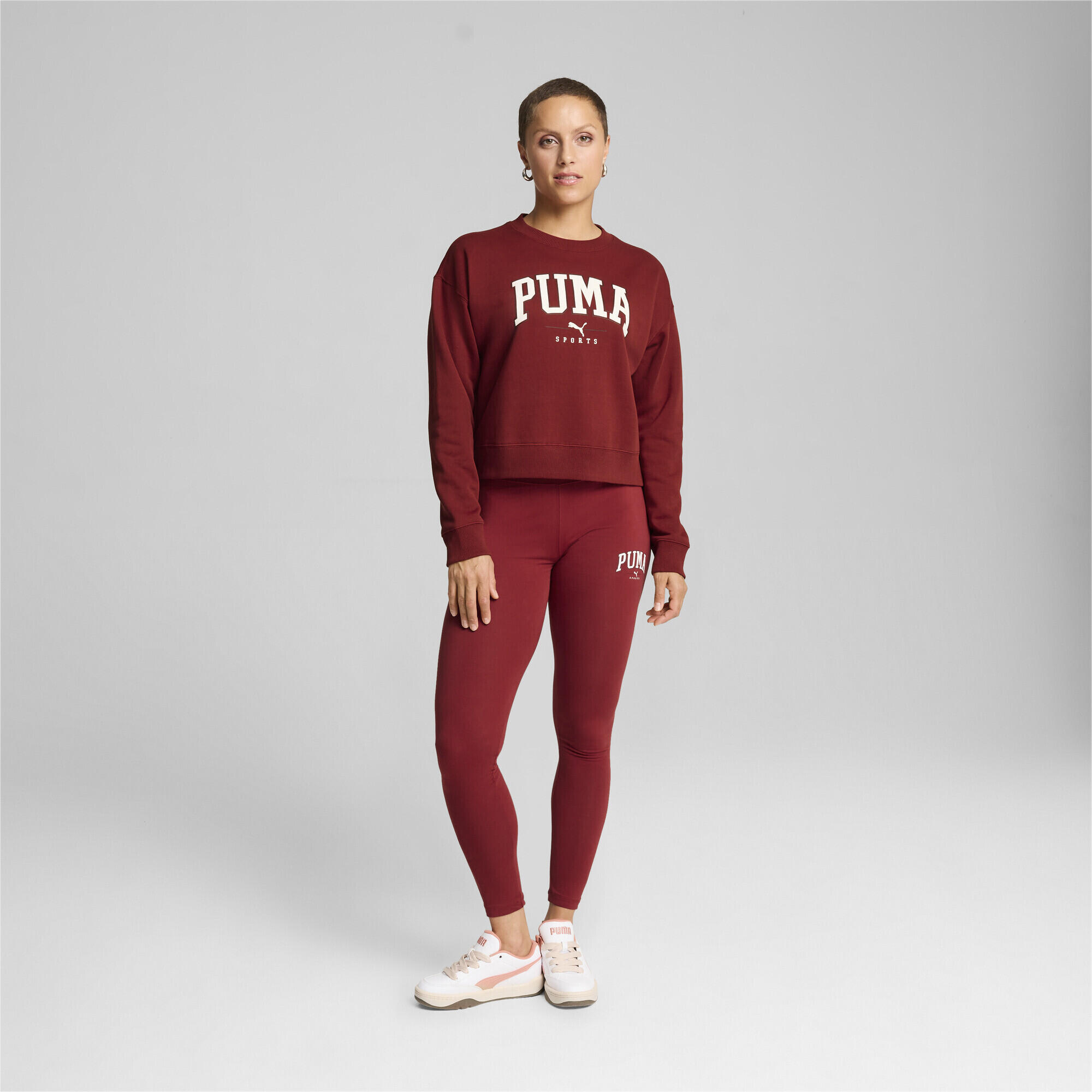 PUMA SQUAD top met ronde hals en volledige lengte voor dames PUMA Intense Red 2/7