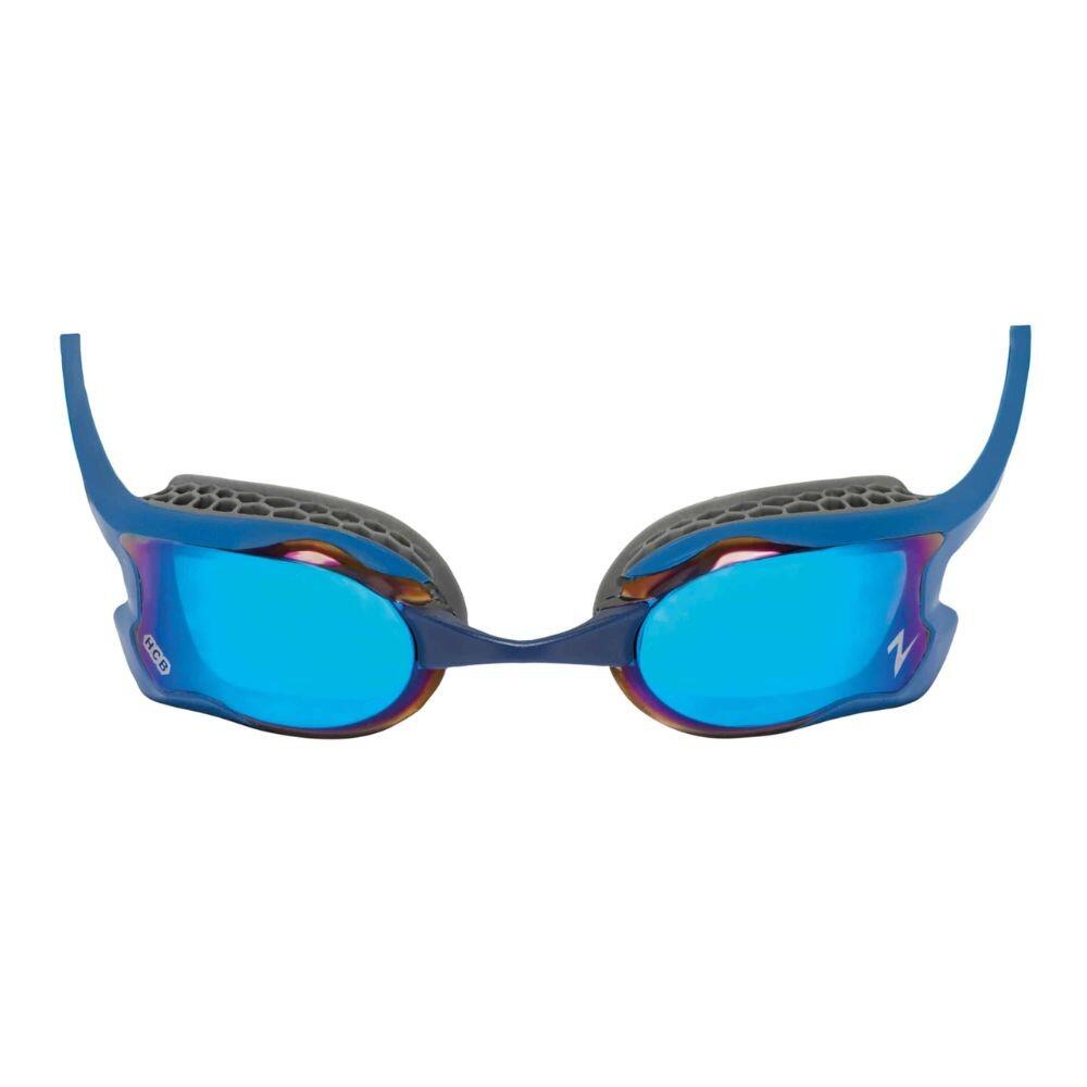 Gafas de natación ZOGGS Raptor HCB Titanium azul-gris 3/4
