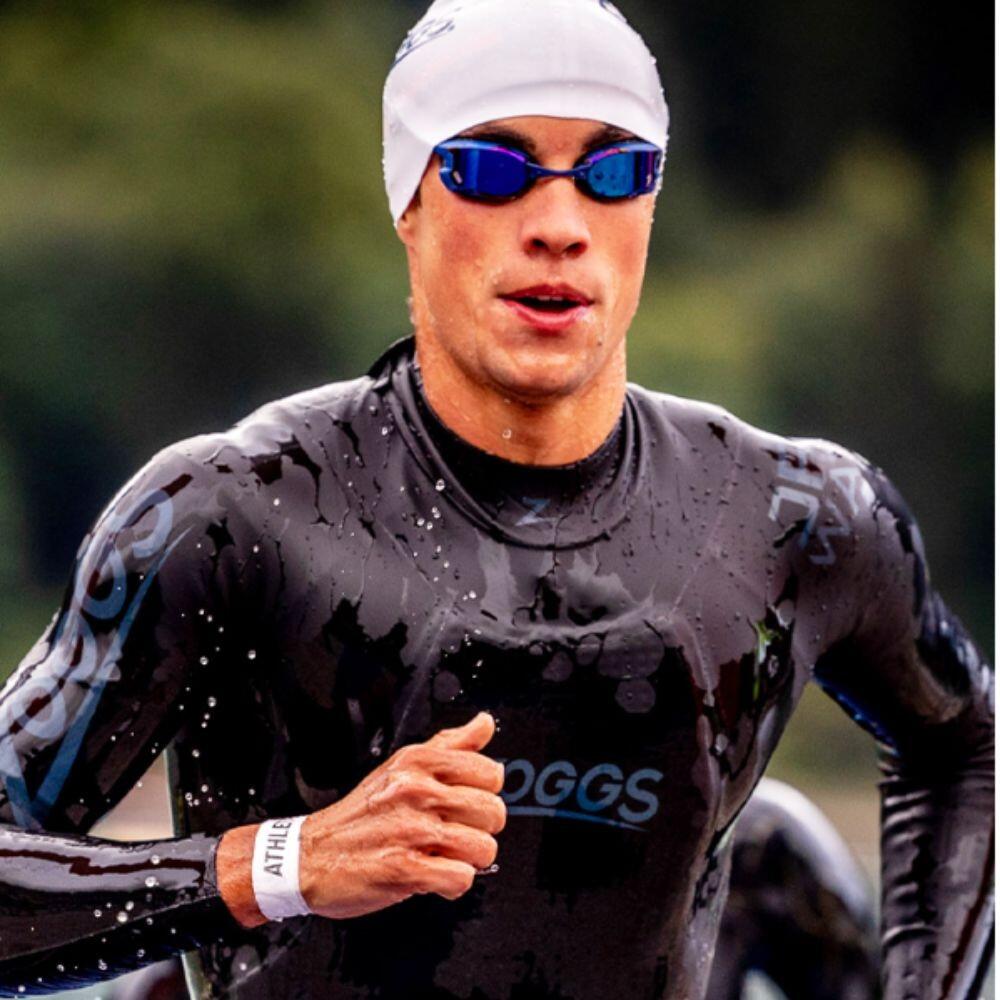 Gafas de natación ZOGGS Raptor HCB Titanium azul-gris 2/4