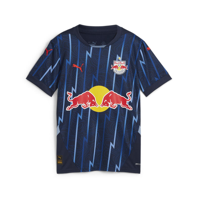 Maglia gara Away FC Red Bull Salzburg 24/25 per ragazzi PUMA Club Navy Red Blue