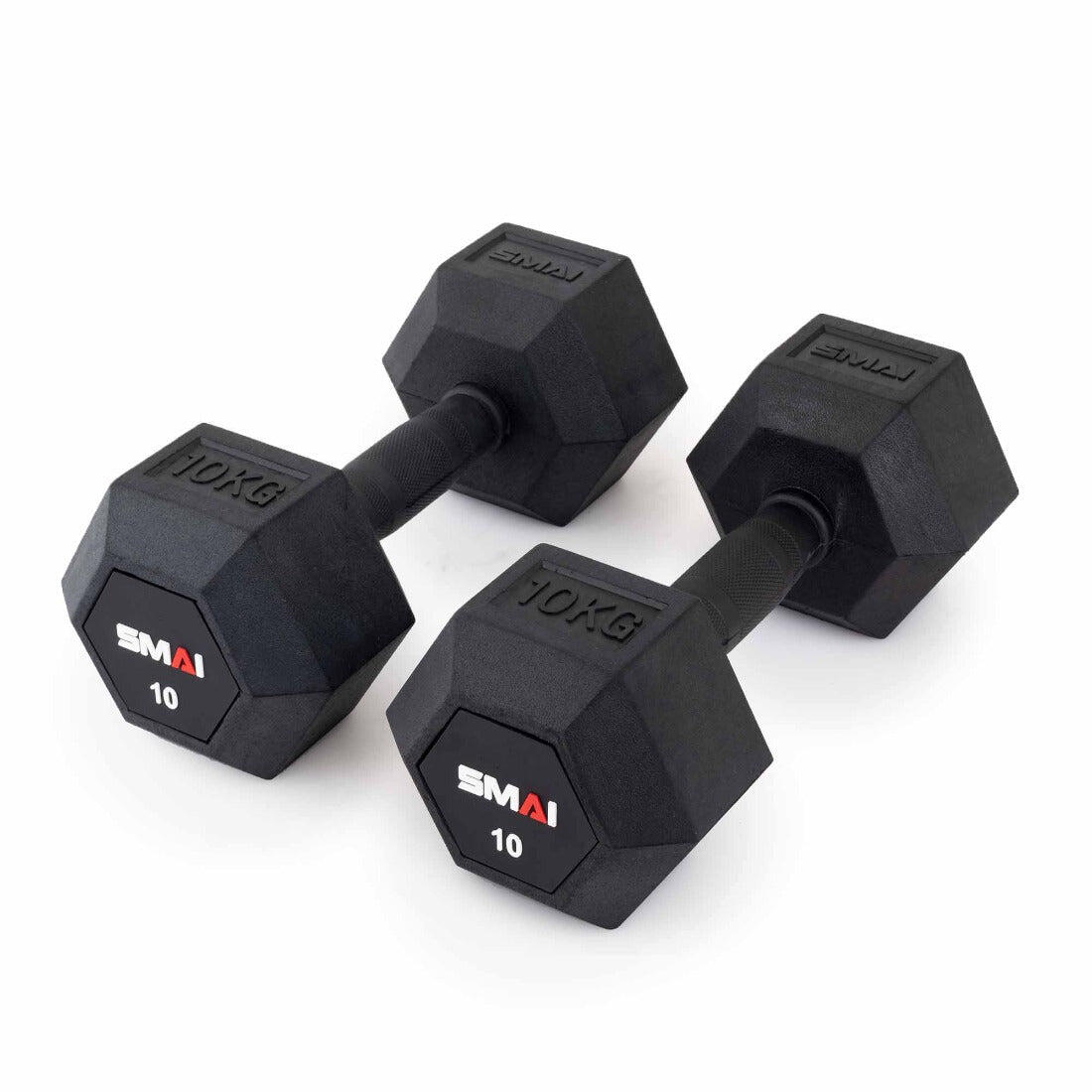 Rubber Hex Dumbbells - (Pair) Apex