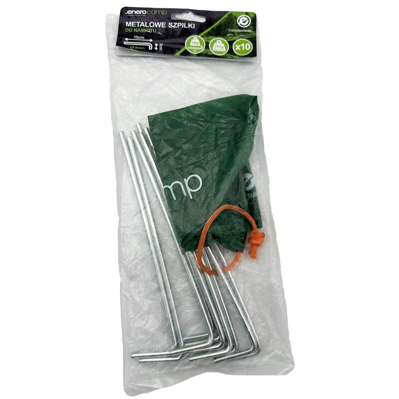 Szpilki do namiotu Enero Camp 15cm kpl 10szt, metal