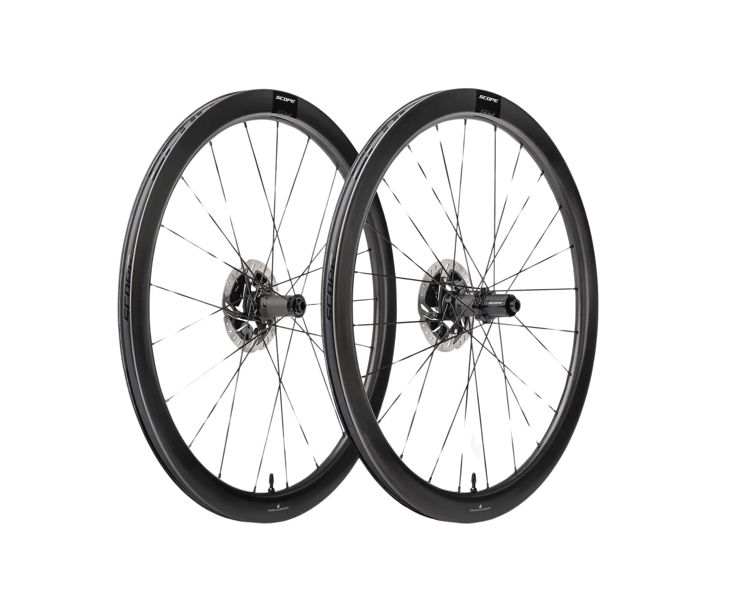 Scope S4 Disc Brake Black SRAM XDR Road Wheelset