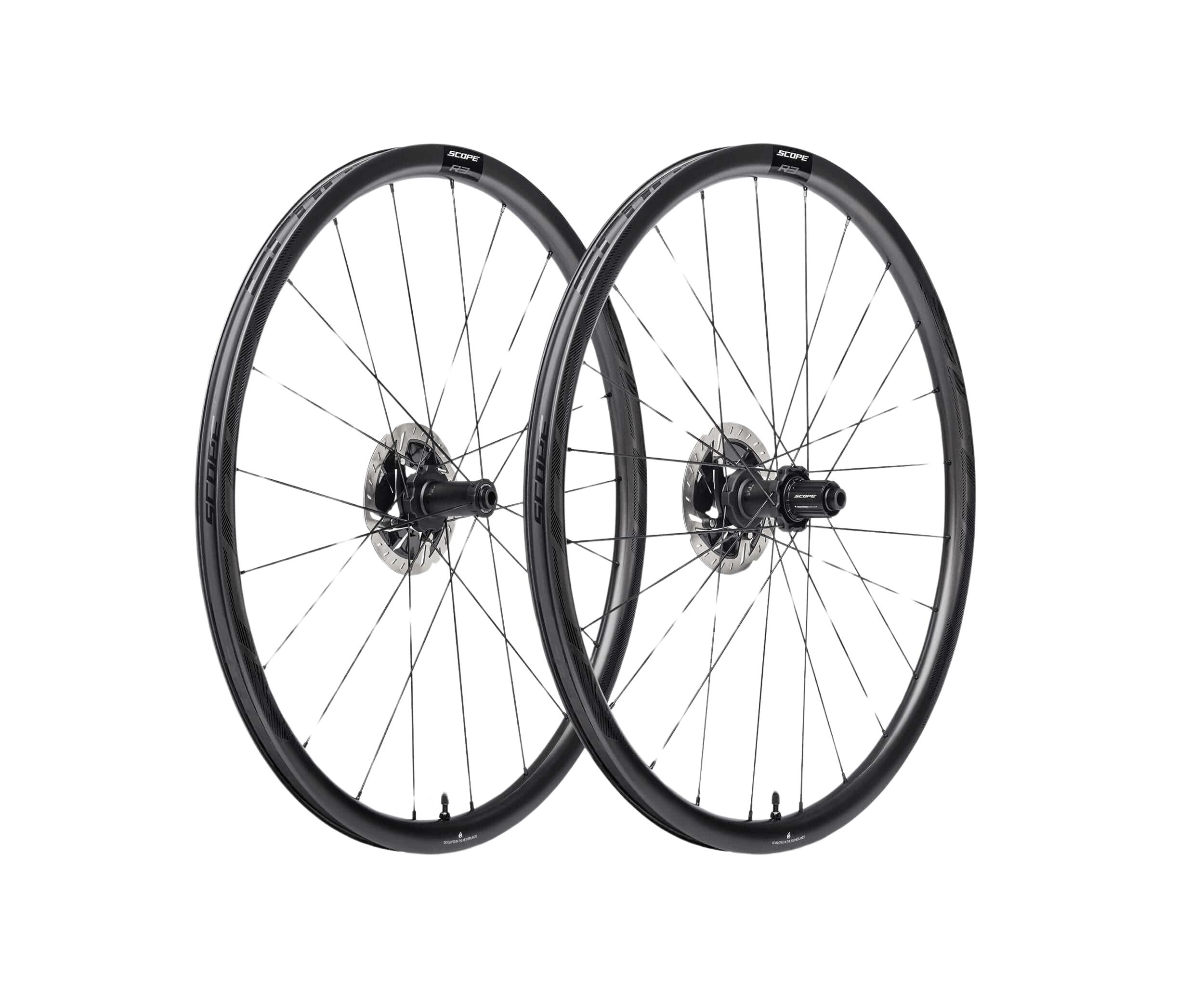 Scope R3.A Disc Brake Black Shimano HG All-Road Wheelset