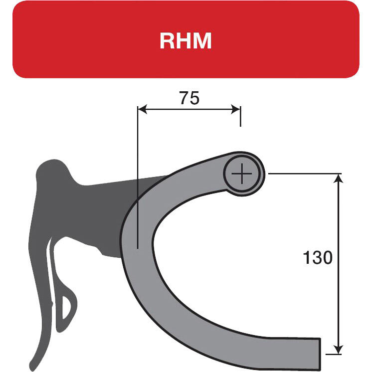 Manubri Deda Zero2 Dcr, Rhm-Evo 6061 Di2 3/7