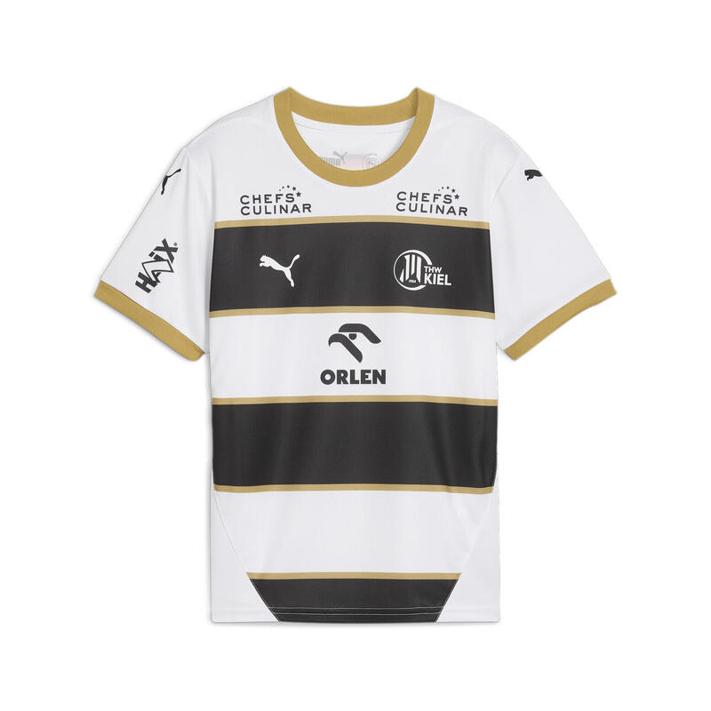 Maillot Home CL 24/25 THW Kiel Enfant et Adolescent PUMA White Black