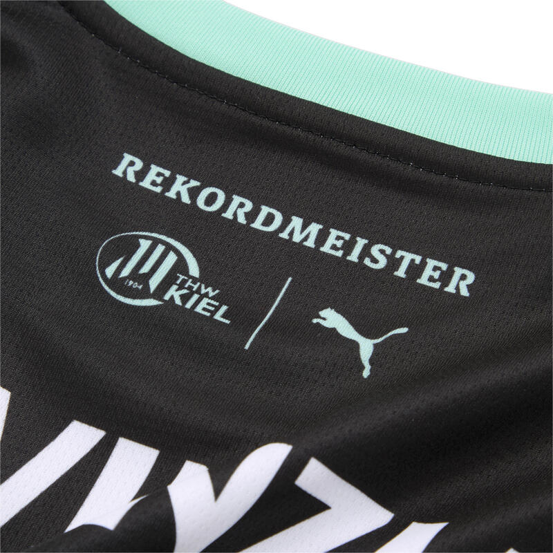 THW Kiel 24/25 deplasare Jersey pentru tineret PUMA White Black