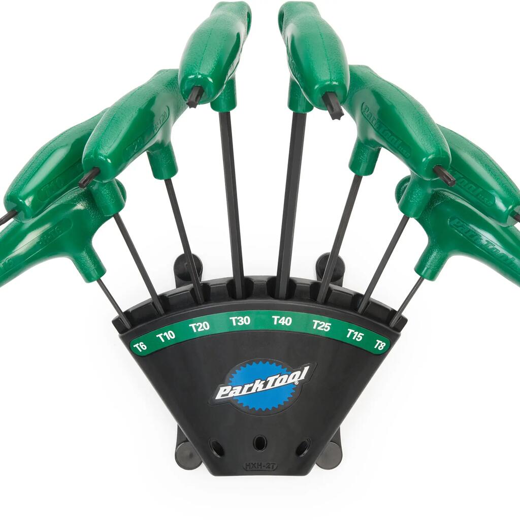 Park Tools PH-T1.2 - P-Handled Torx Compatible Driver Set with Holder