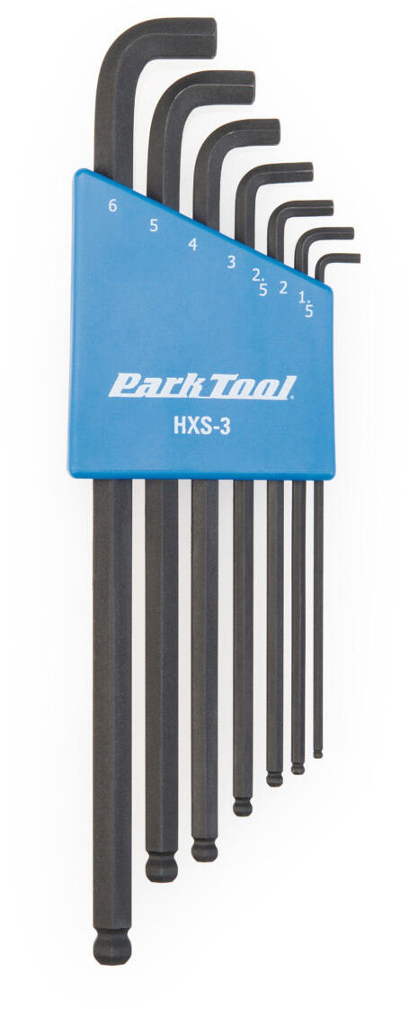 Park Tools HXS-3 - Stubby Hex Wrench Set 1/3