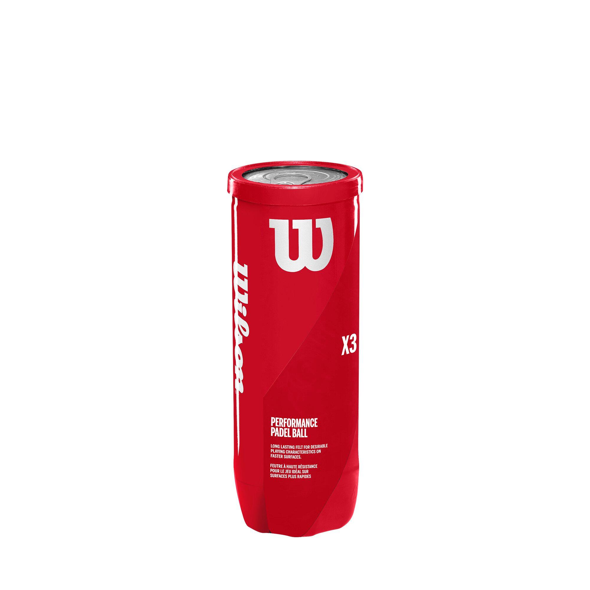 Bote 3 Pelotas Padel Wilson 2/3