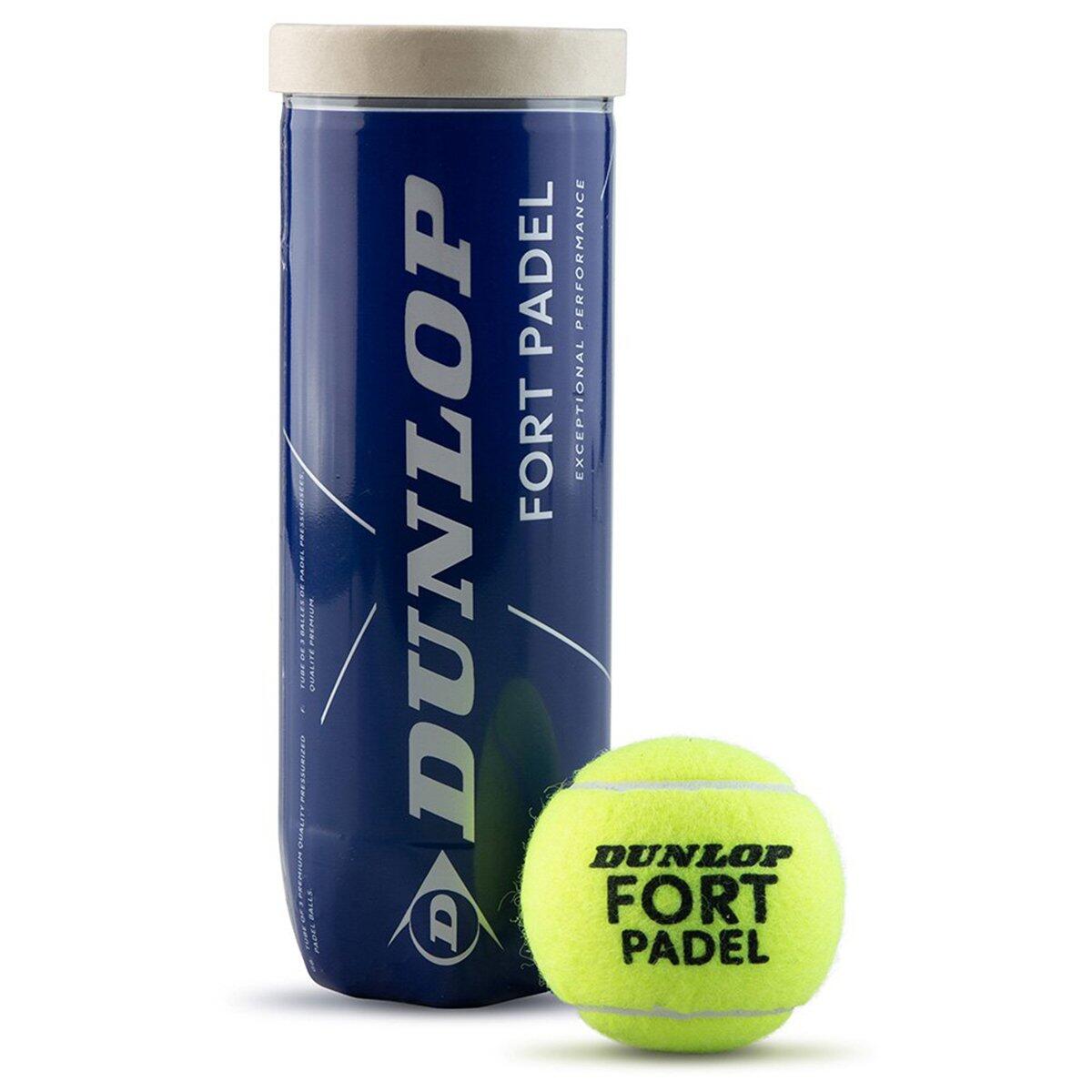 Bola Padel Dunlop Fort Padel (Tubo 3un) 2/3