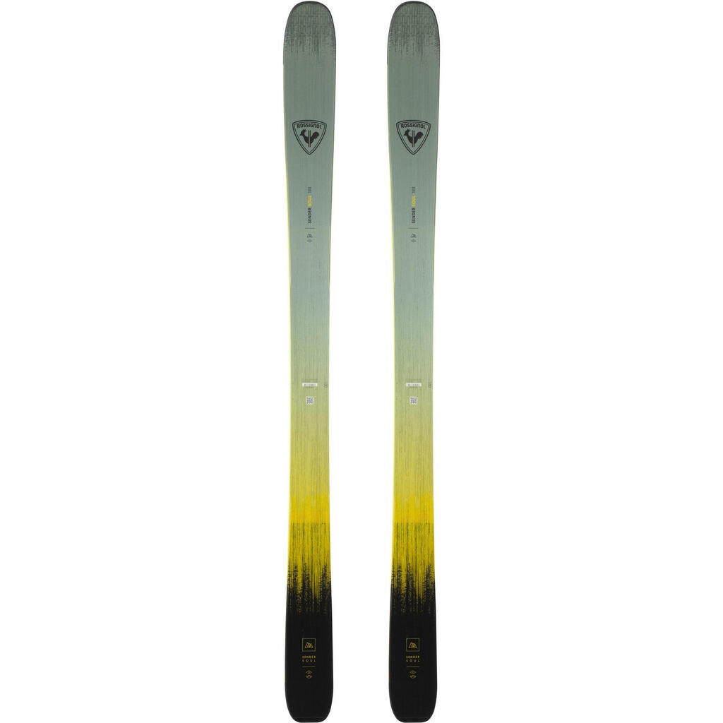 Bindless Skis Rossignol Sender Soul 102 Yellow Man