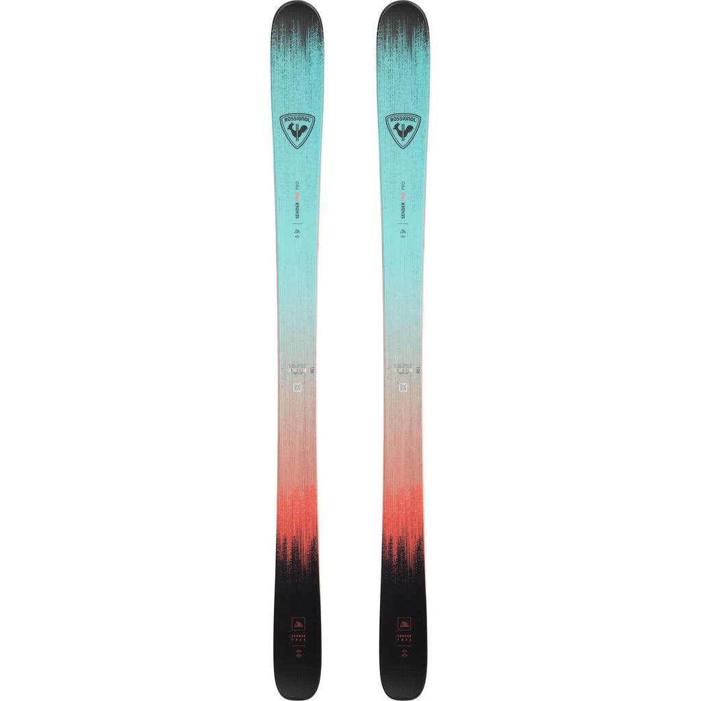 Boy's Rossignol Sender Free Pro Bindless Skis Green