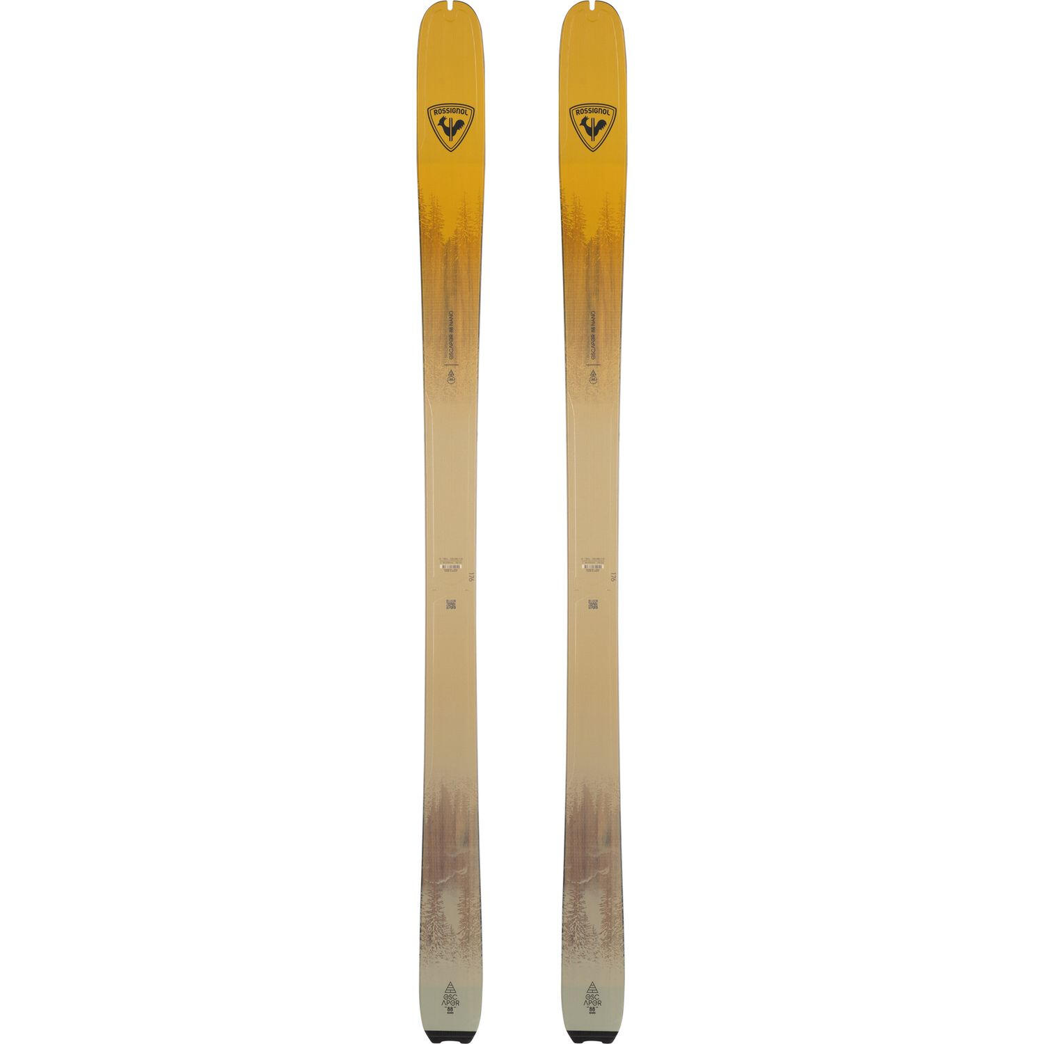 Esquís Rossignol Escaper 88 Nano Amarillo 1/2