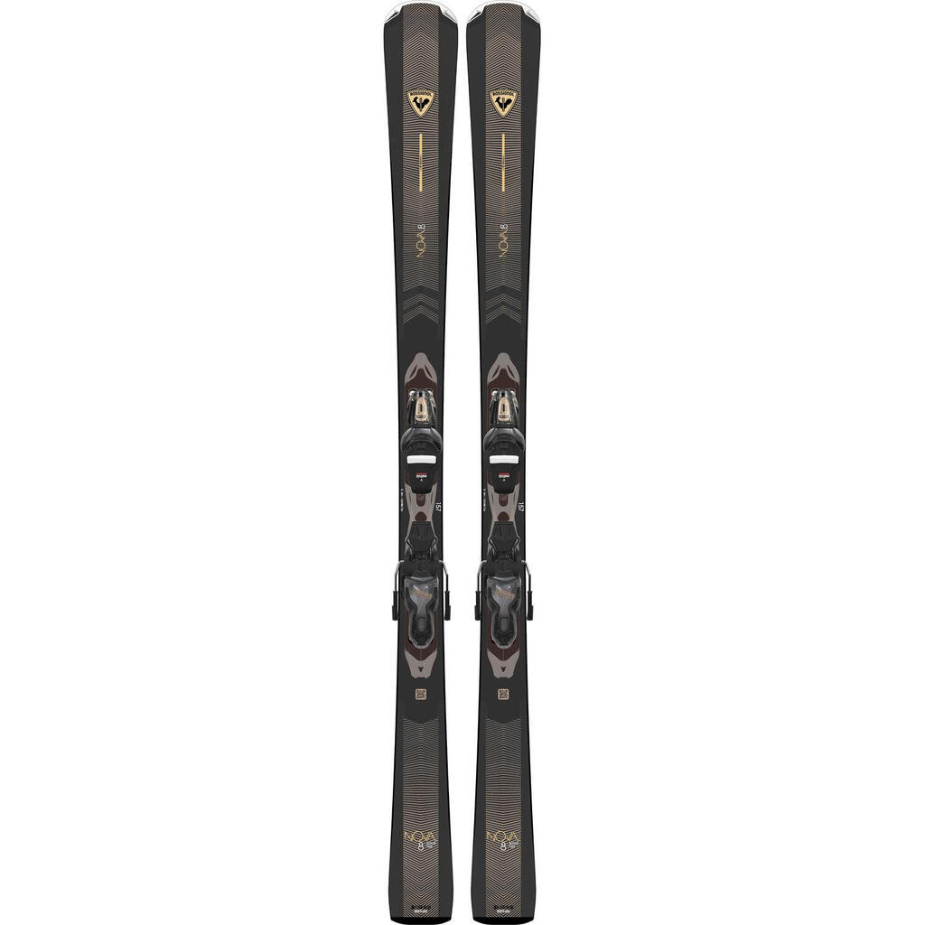 Rossignol Nova 8 Xpress Ski Pack + Xpress W 11 Gw Women's Grey Bindings