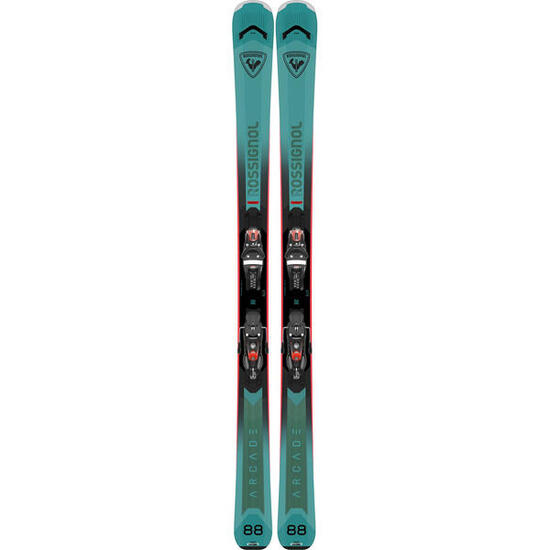 Pacchetto sci Rossignol Arcade 88 + attacchi Spx 13 Gw Green da uomo