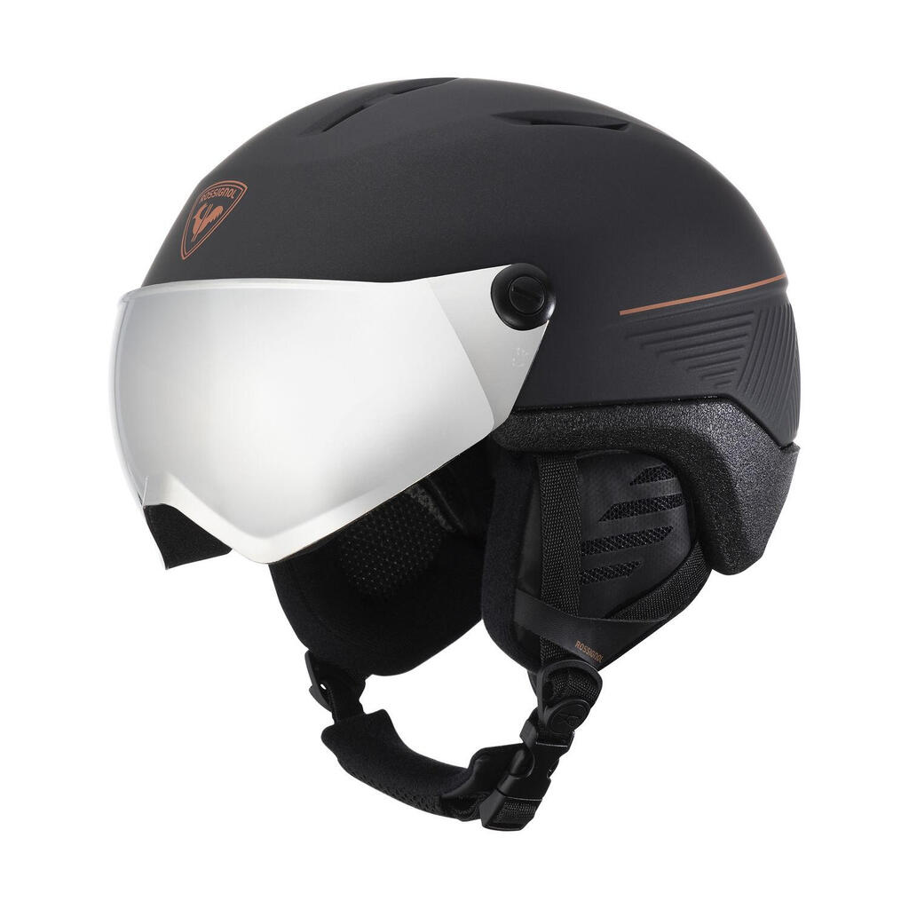 Ski / Snow Helmet Rossignol Fit Visor Impacts Photochr Blk Homme