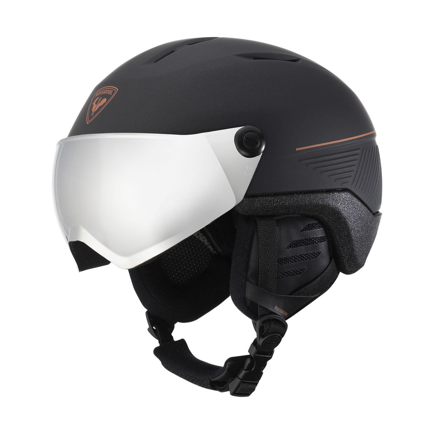 Rossignol - Casque De Ski / Snow Fit Visor Impacts Photochr Blk Homme - Casque - Noir - 42 M/l - Decathlon