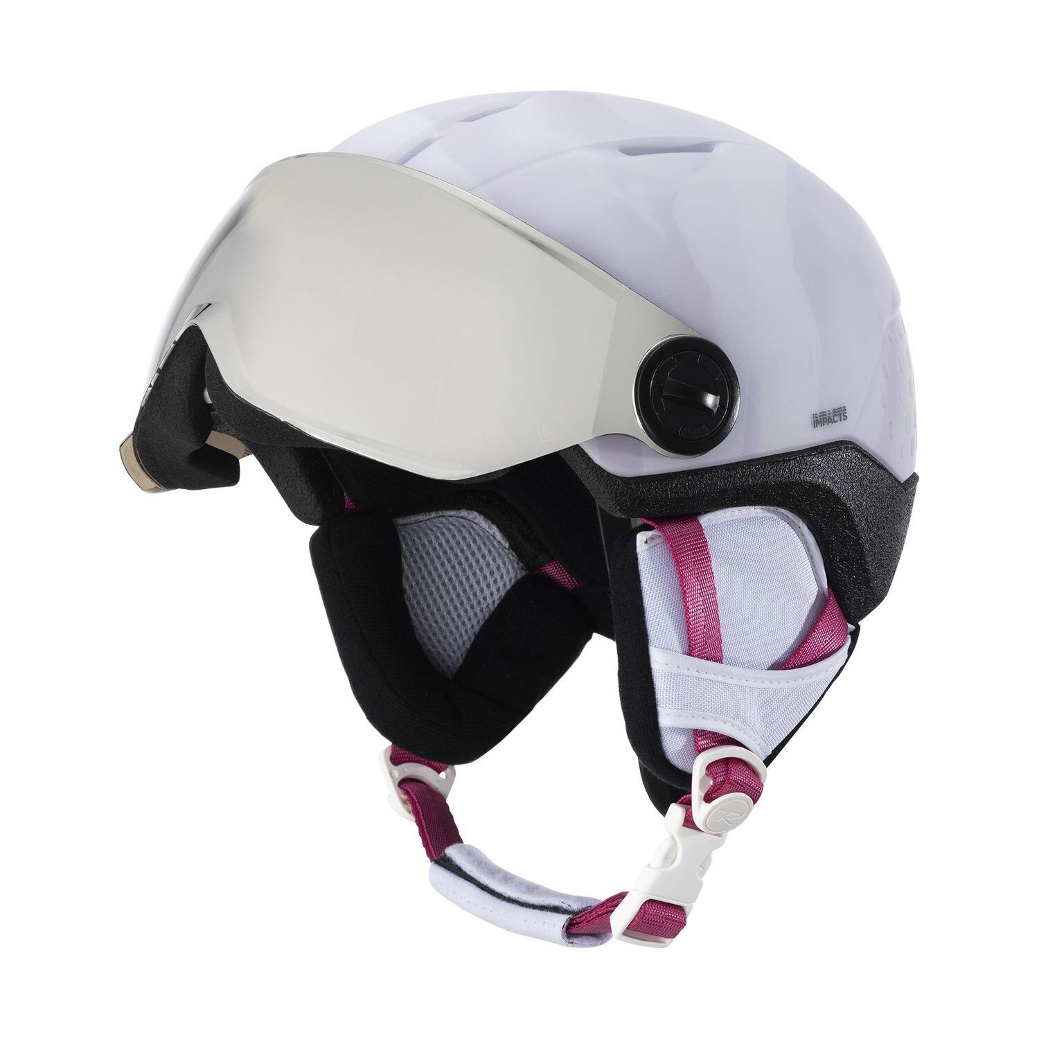 Rossignol Whoopee Visor Impacts Ski-/Snowboardhelm, weiß, für Jungen 2/5