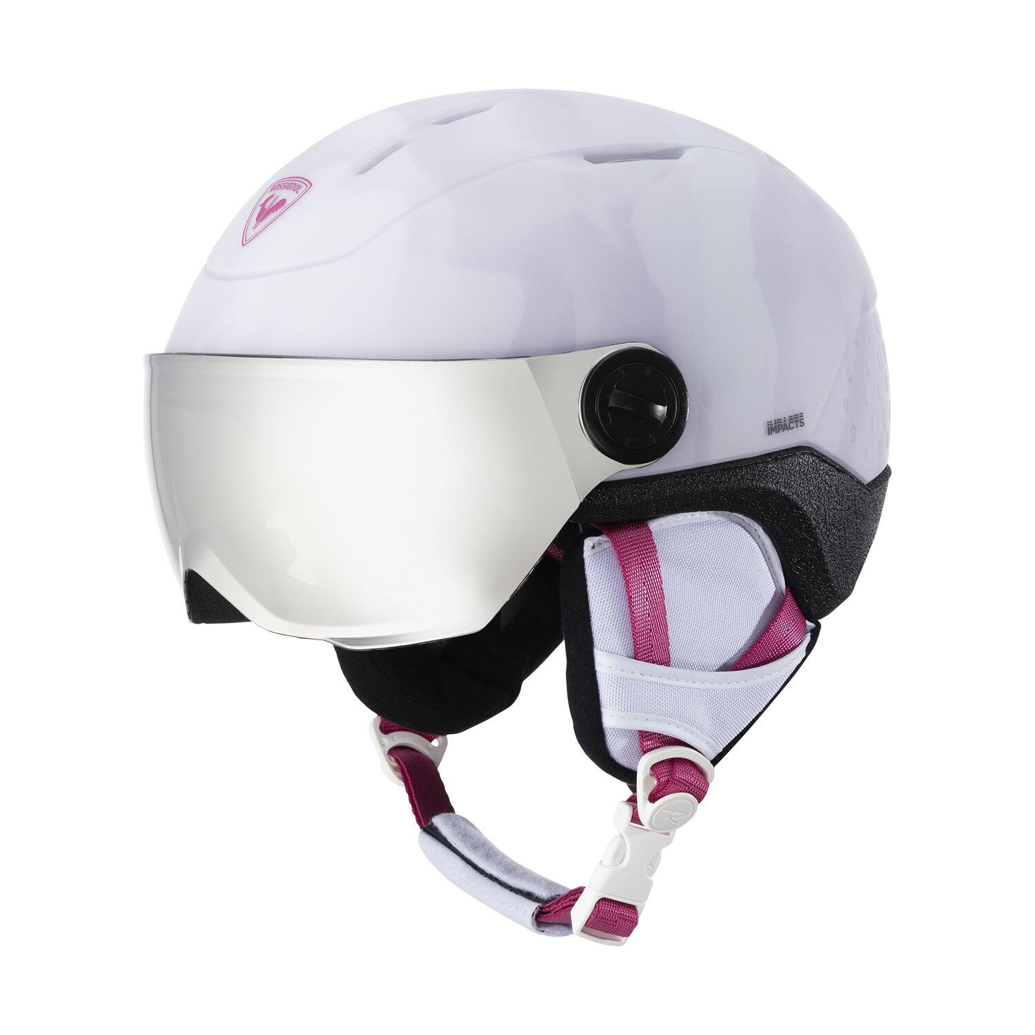 Rossignol - Casque De Ski / Snow Whoopee Visor Impacts White Garçon - Casque - Blanc - 36 Xs - Decathlon