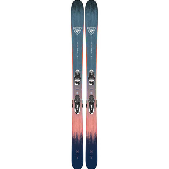 Pacchetto sci Rossignol Rallybird Soul 102 + attacchi Nx 12 Konect Gw Blue da