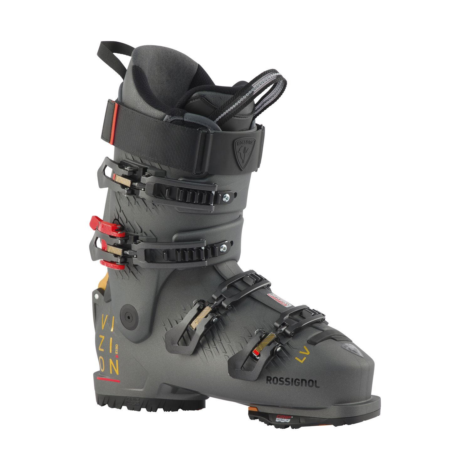 Rossignol - Chaussures De Ski Vizion 4b Elite 130 Lv Gw Homme - Chaussures De Ski - Gris - 25 Cm - Decathlon
