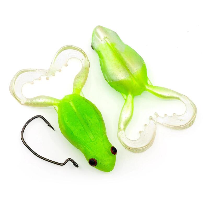 Softbaits -Softbaits -Flexi Frog - 6.5cm - Green Tree Frog