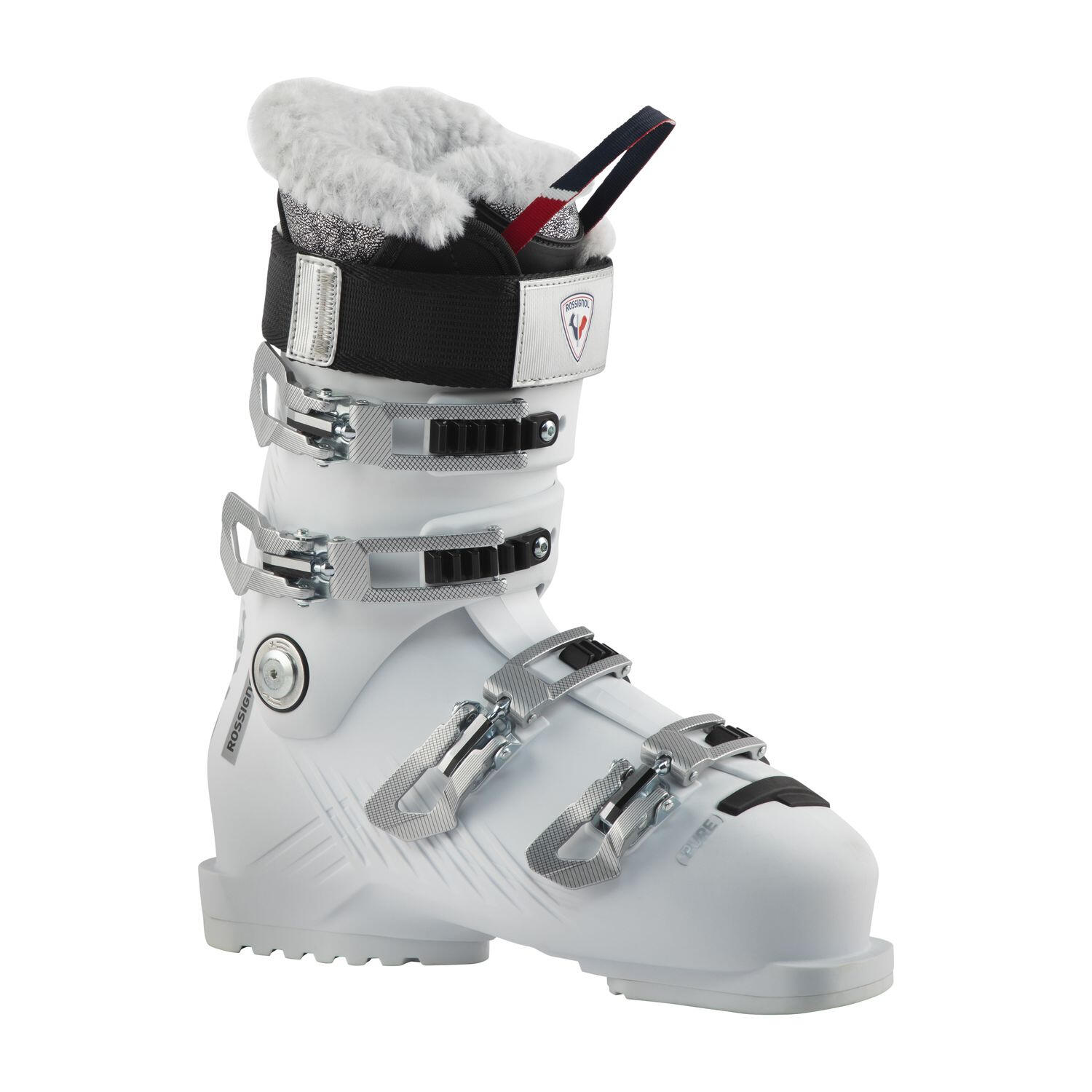 Rossignol - Chaussures De Ski Pure 80 White Femme - Chaussures De Ski - Blanc - 24,5 Cm - Decathlon