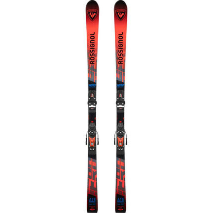 Paquete de esquís Rossignol Hero GS Pro R21 Pro + fijaciones NX 7 GW, rojo,