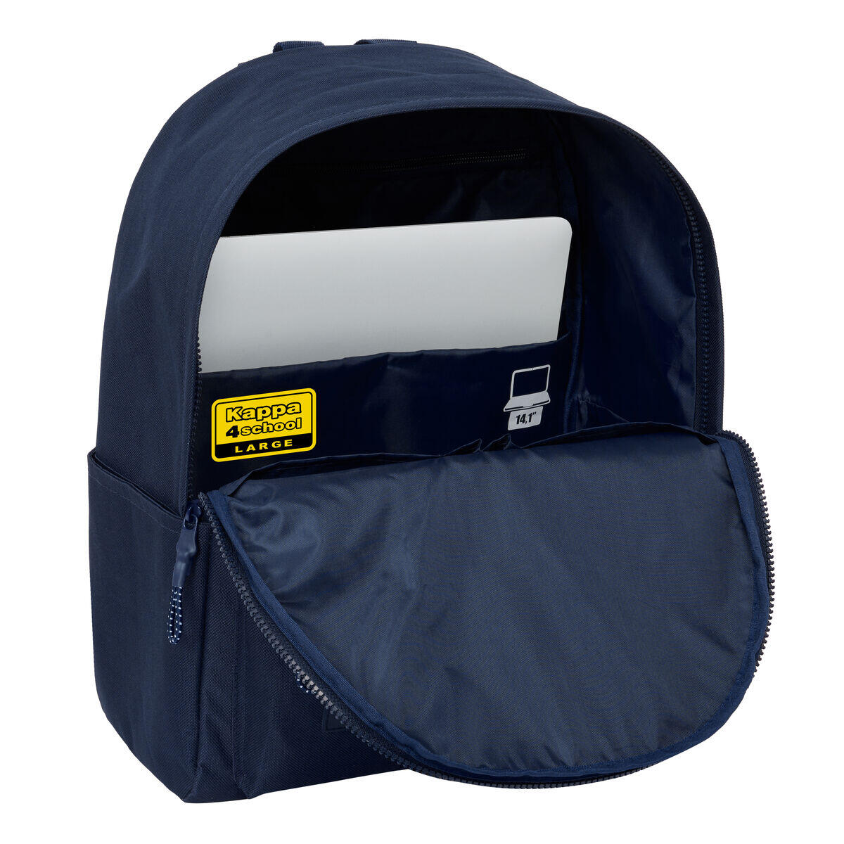 Zaino per Portatile Kappa Blue Night Blu Marino 3/4