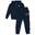 Leone Basic kinder non-fleece trainingspak met capuchon en ritssluiting