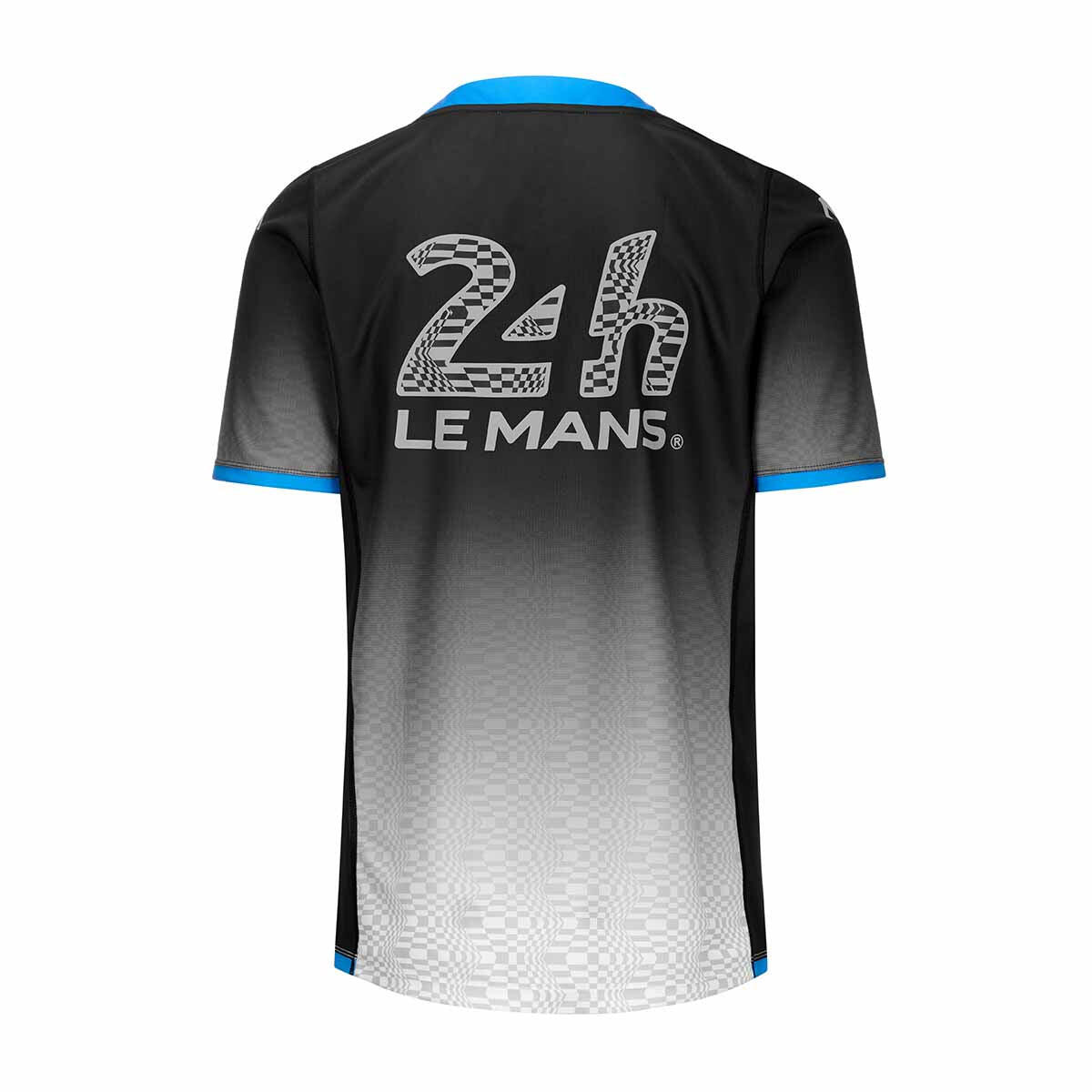 T-shirt da bambino in poliestere riciclato nero da racing 2/6