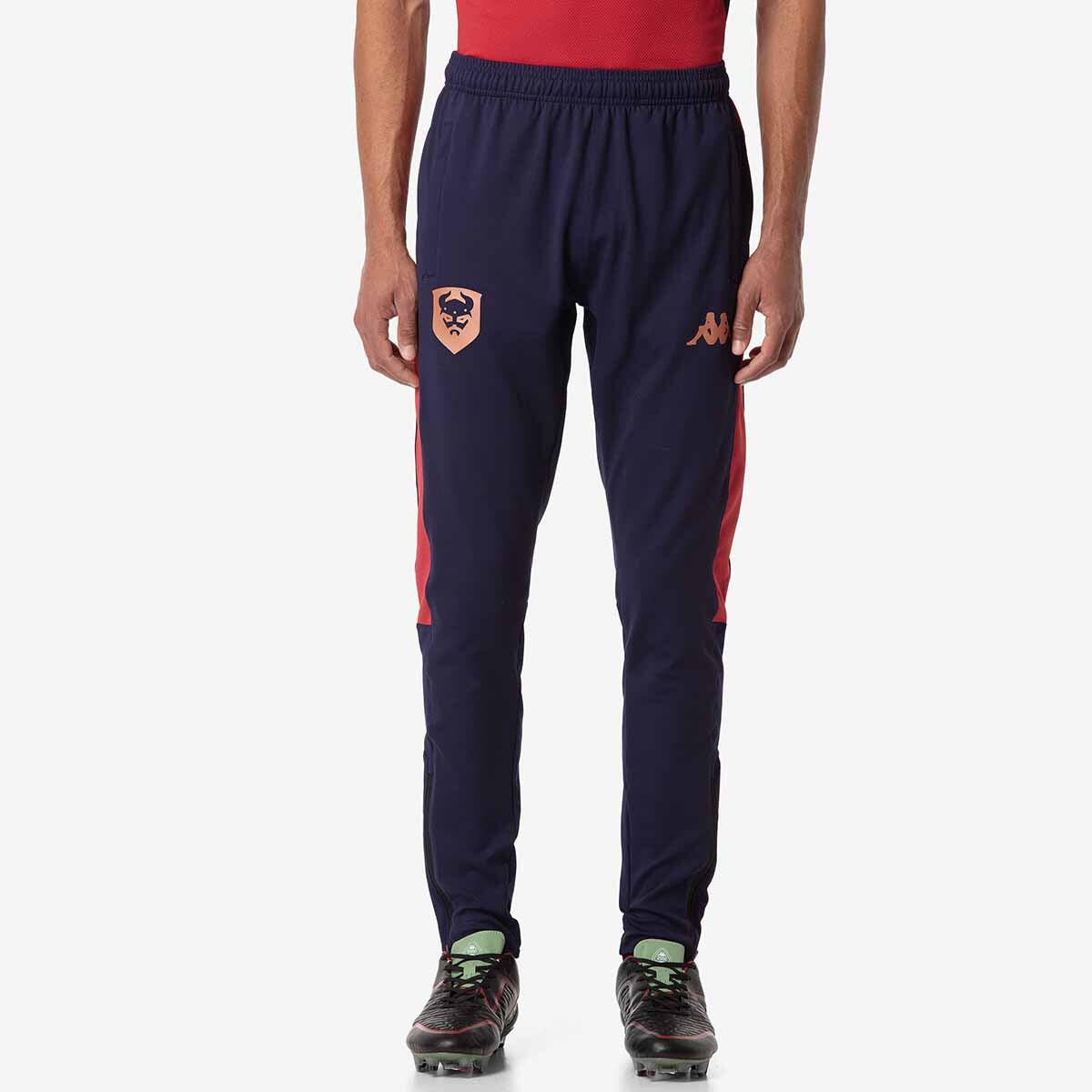 Kappa - Jogging Abunszip Pro 8 Homme Sm Caen 24/25 - Pantalons - Bleu|bordeaux|marron - 42 M/l - Decathlon