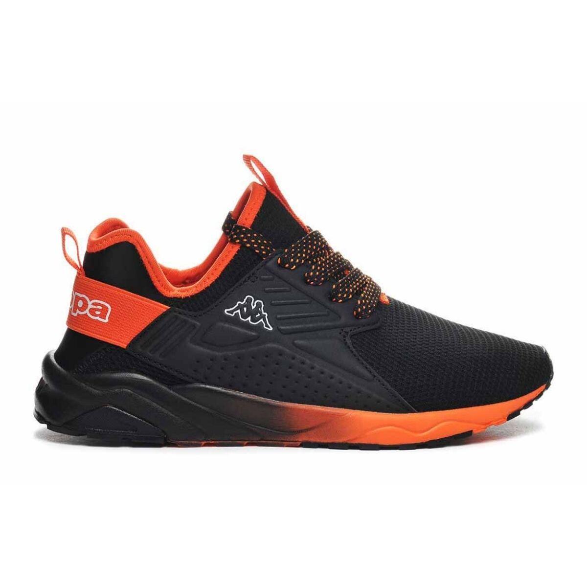 Kappa - Baskets Garçon San Puerto Noir - Chaussures De Sport - Noir|orange - 37 - Decathlon
