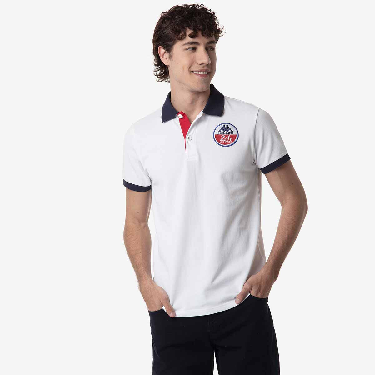 Kappa - Polo Tazhio Adulte Le Mans 24h 2024 - Polo Manches Courtes - Blanc - S - Decathlon