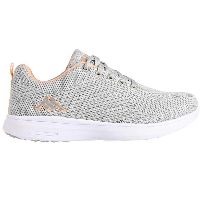 kappa sneakers da donna in poliestere grigio da fitness