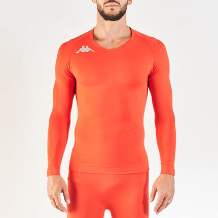 Sous-maillot manches longues adulte Bongv Pro Team orange