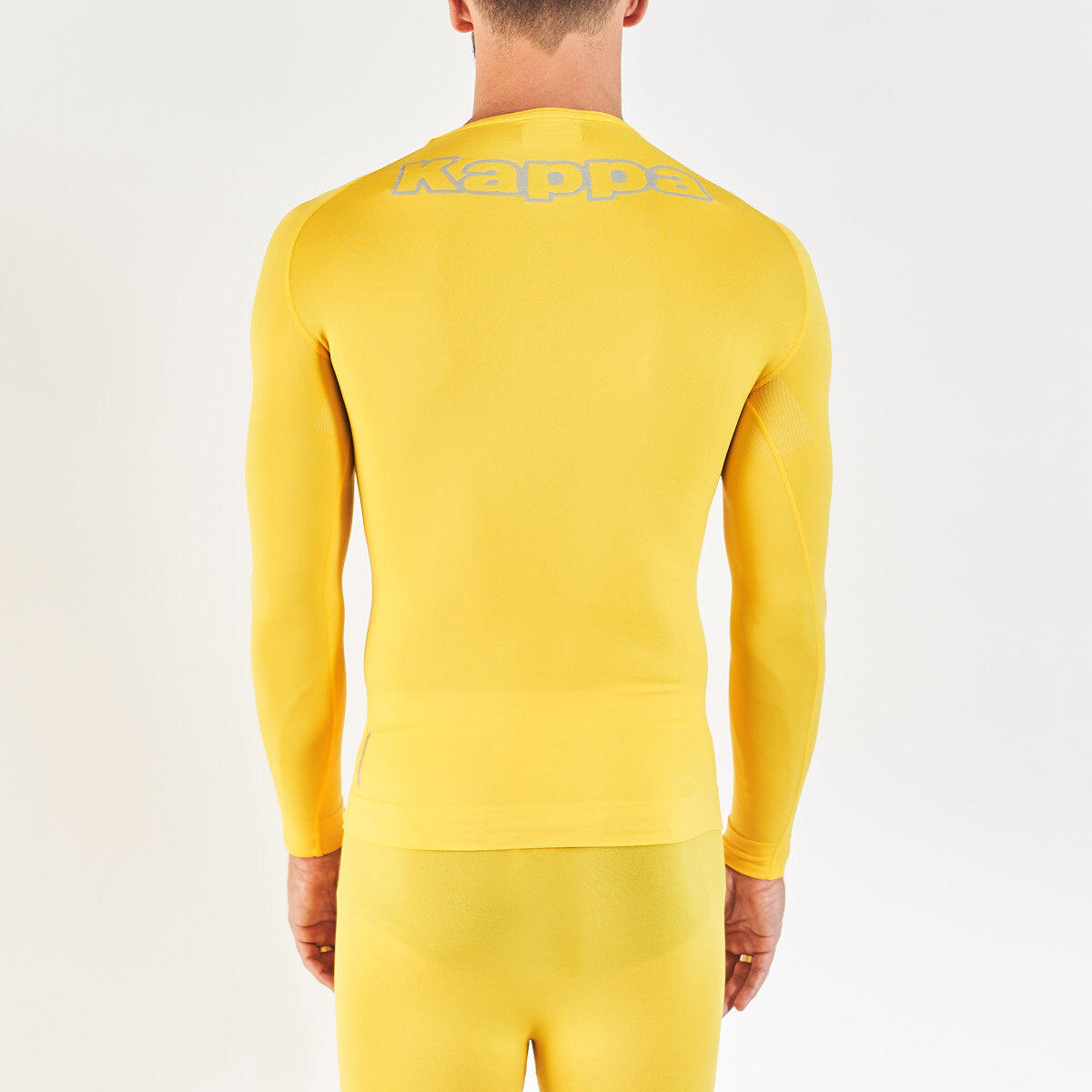 Sous-maillot manches longues adulte Bongv Pro Team jaune 6/7