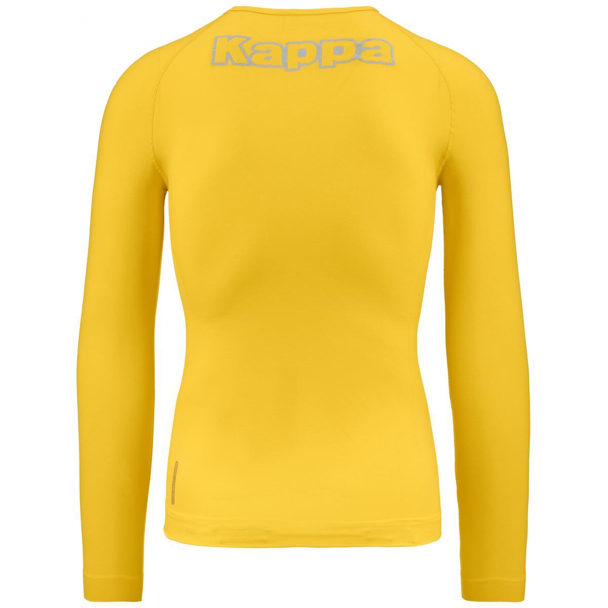 Sous-maillot manches longues adulte Bongv Pro Team jaune 2/7