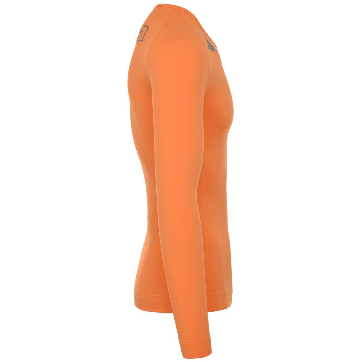 Sous-maillot manches longues adulte Bongv Pro Team orange 2/4