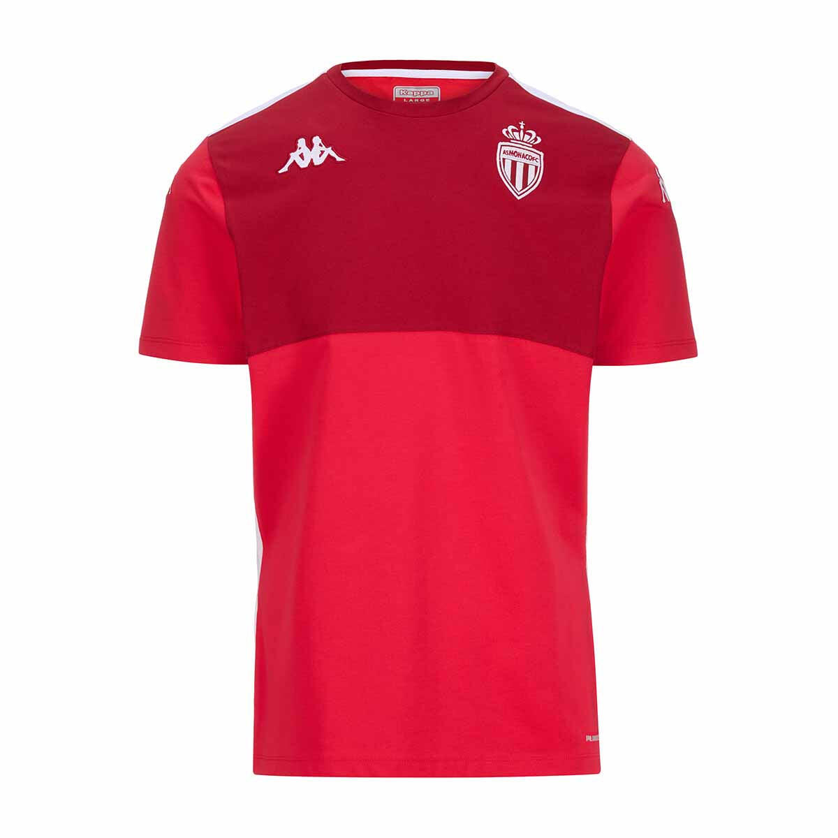 Kappa - T-shirt Ayba 8 Garçon As Monaco 24/25 - T-shirt Manches Courtes - Rouge - 12 À 14 Ans - Decathlon
