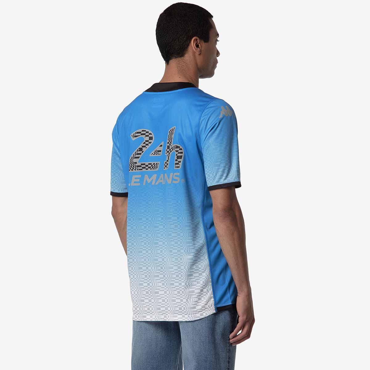 Kappa - Maillot Kombat Homme Le Mans 24h 2024 - Maillot Manches Courtes - Blanc|bleu|multicolore - 40 M - Decathlon