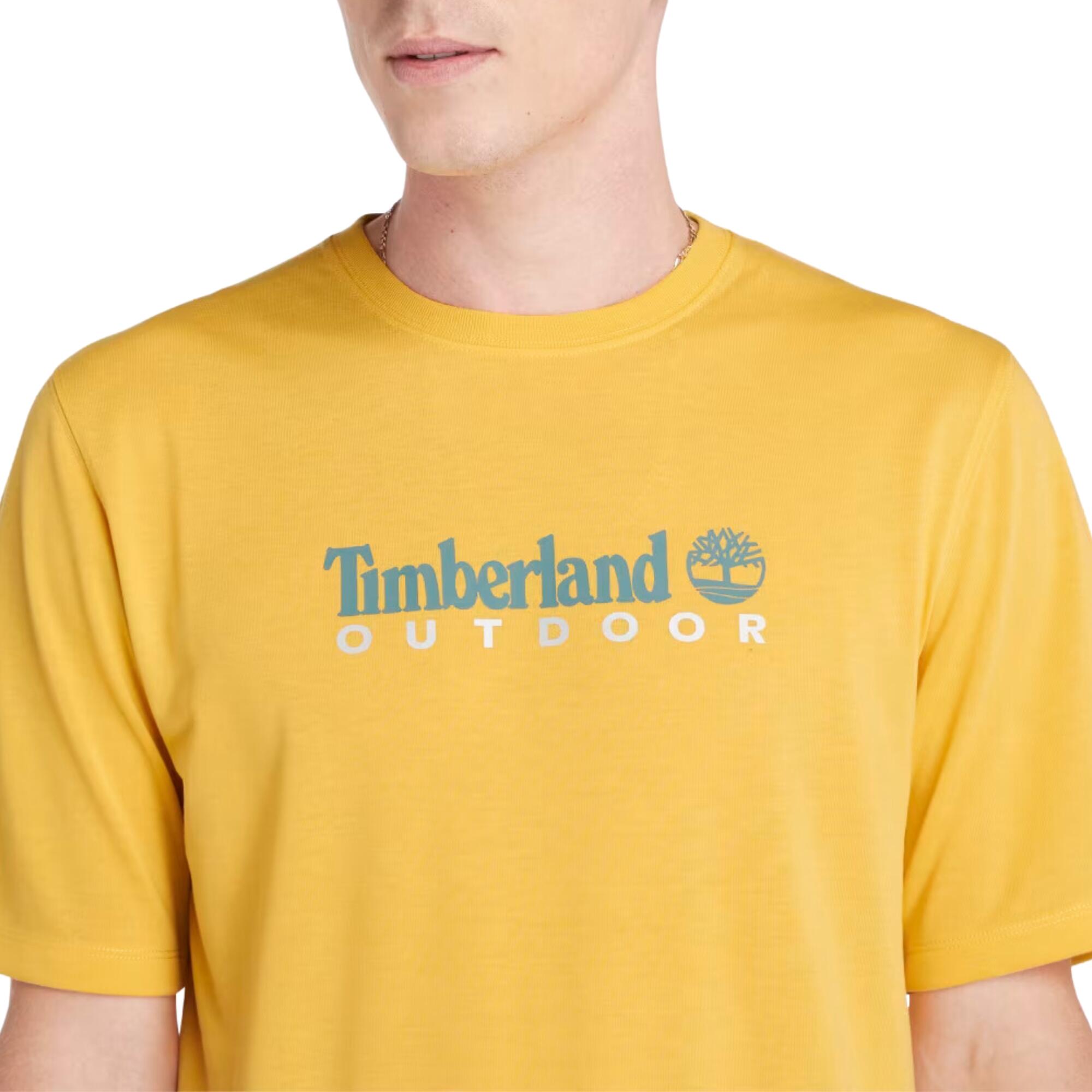 T-shirt Anti-UV Logo Jaune - TB0A5SFXEG4 3/5